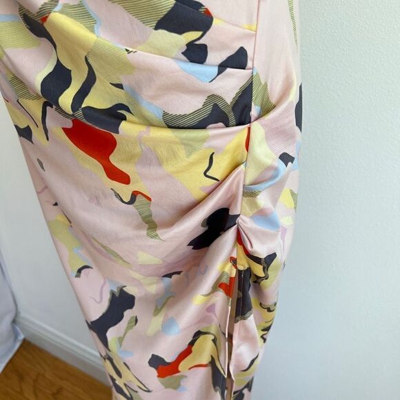 Open Edit Pink Cross Strap Dress - M - Silky Feel - Picture 8 of 16